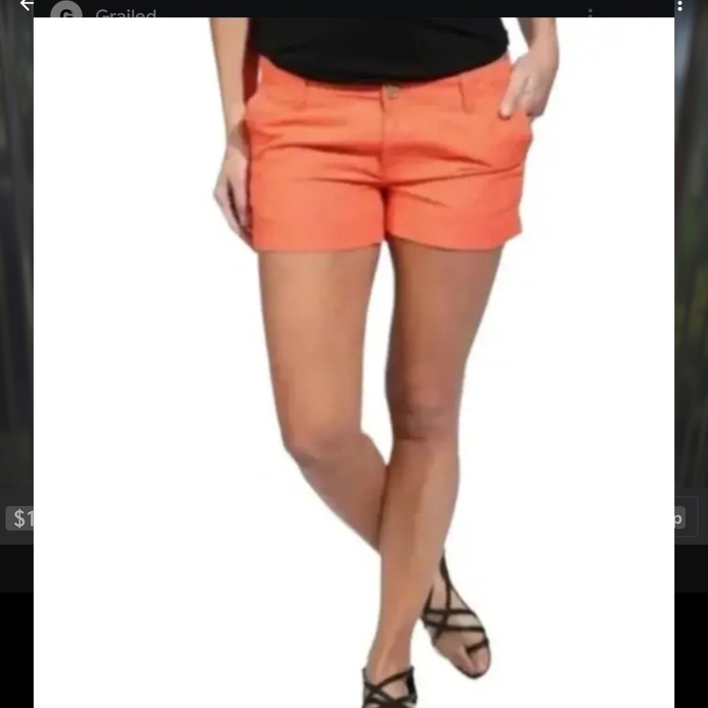 Wilfred High Waist Orange Tailored Shorts